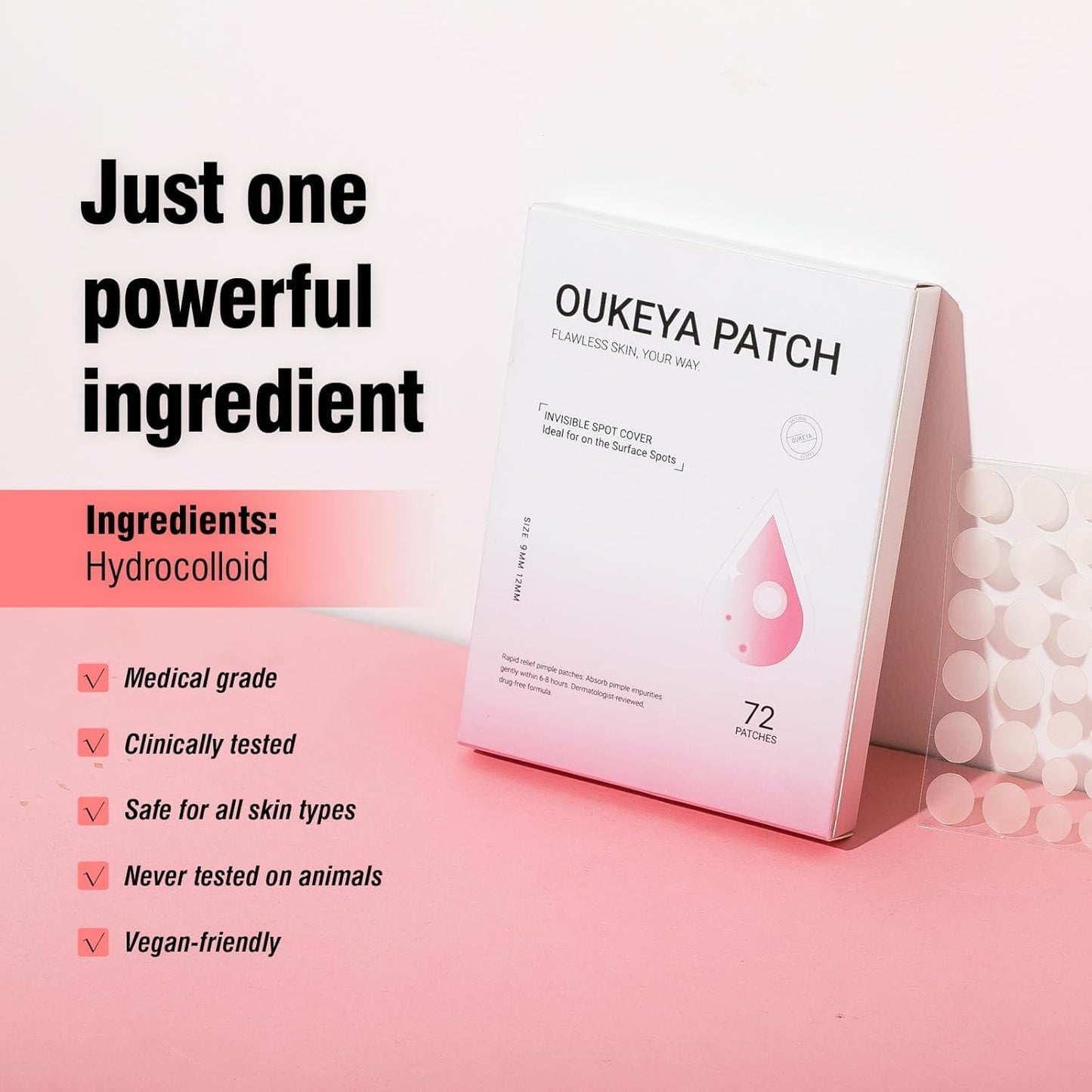 Pimple Patches For Face: Emergency Spot Patch Hydrocolloid Acne Pimple Patch for Covering Zits and Blemishes Spot Stickers for Face and Skin 36 Patches