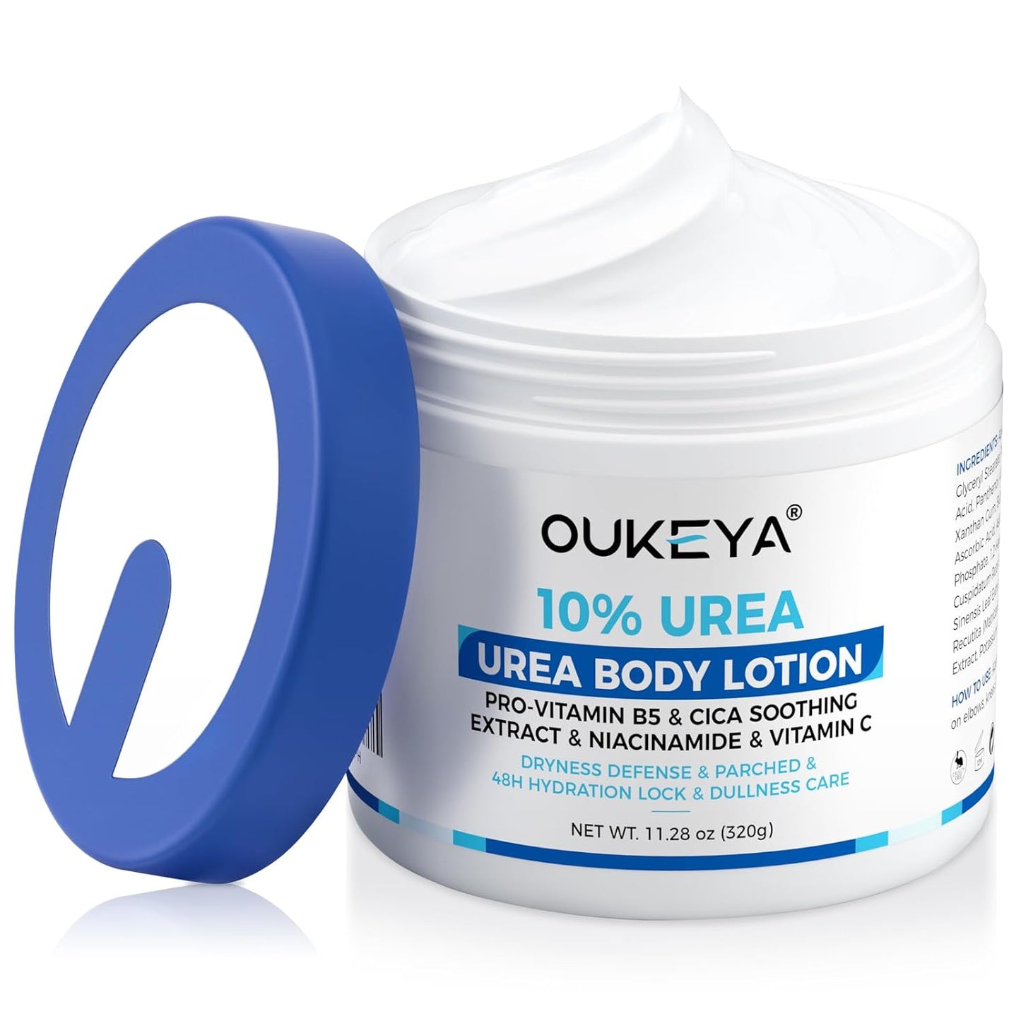 10% Urea Body Lotion, 11.28 oz Skin Moisturizer Softens &amp; Soothes Dry Chapped Skin, Hands Elbows Feet Body Lotion Hydrates Locks in Moisture Non-Greasy Formula