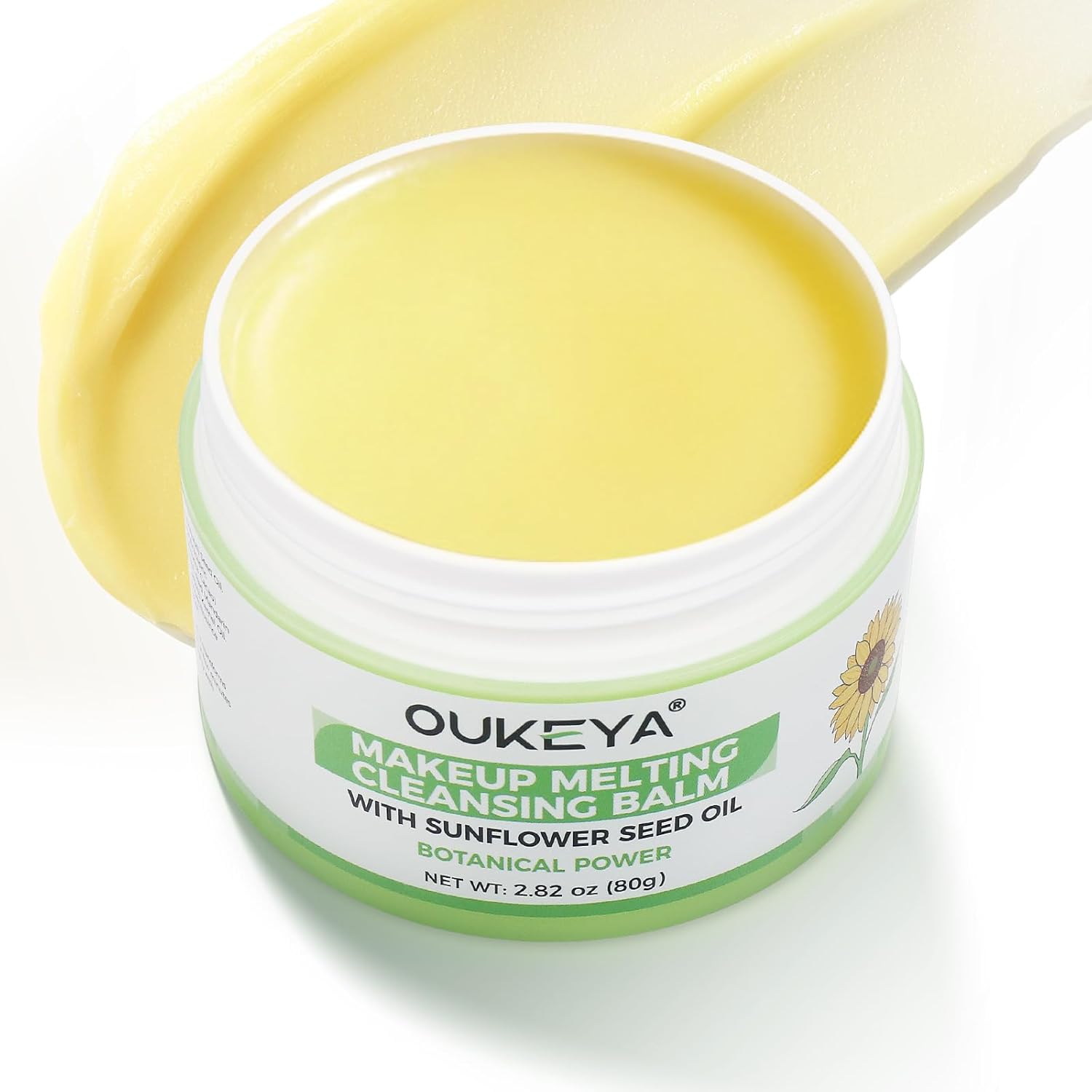 Cleansing Balm - Moisturizing Makeup Remover | Natural Ingredients | Suitable for All Skin Types to Gently Meltaway Mascara, Eyeliner and Makeup |- Gently Removes Dirt &amp; Impurities 80g