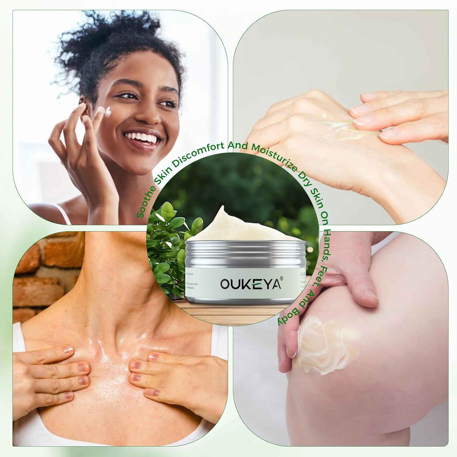 Tea Tree Oil Balm All Natural Tea Tree Balm Soothe Skin Discomfort And Moisturize Dry Skin On Hands, Feet, And Body, Acne, Eczema &amp; Psoriasis Relief 2.82 oz