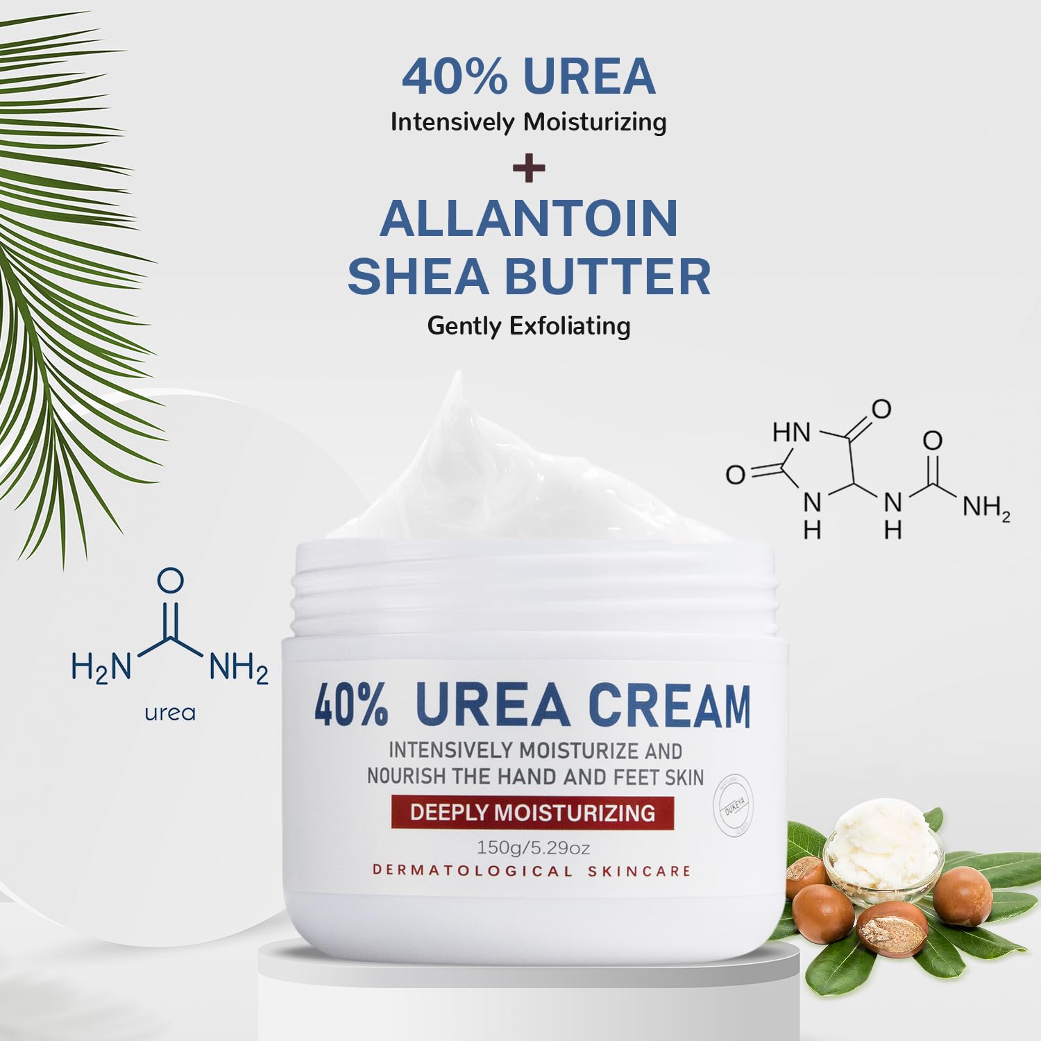 Urea Cream 40 Percent,Foot &amp; Hand Cream for Dry Cracked,Urea Lotion for Feet Maximum Strength