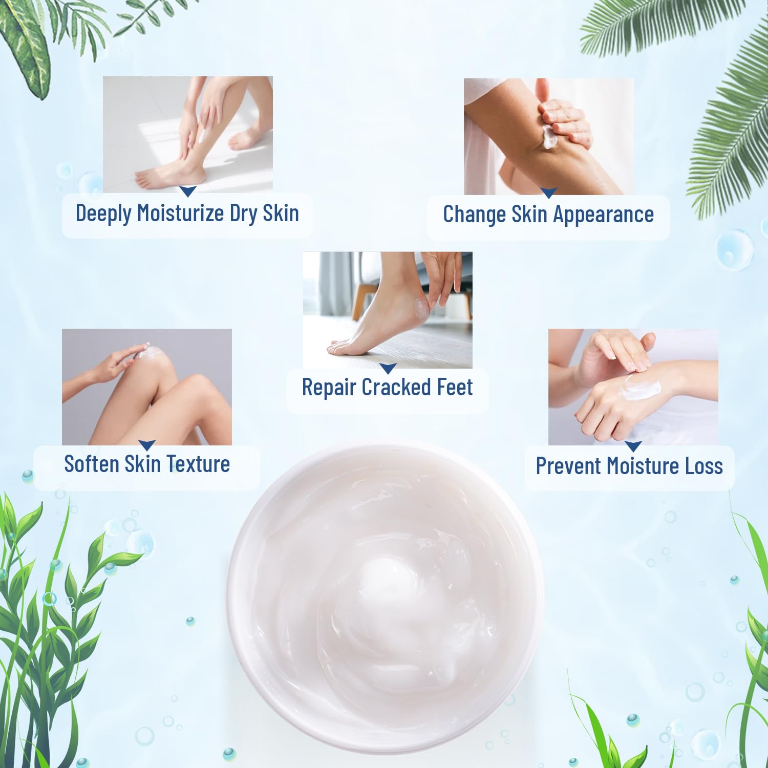 Urea Cream 40 Percent,Foot &amp; Hand Cream for Dry Cracked,Urea Lotion for Feet Maximum Strength