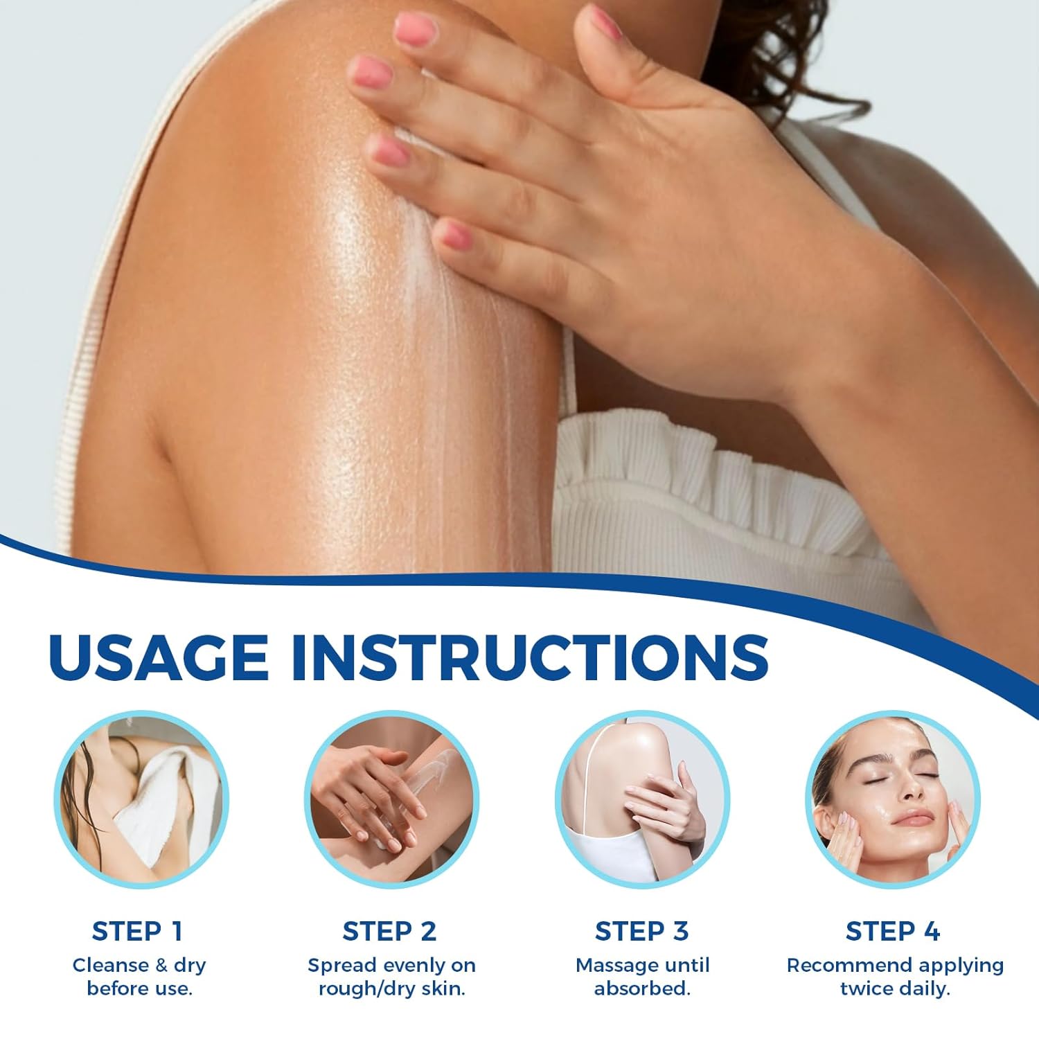 10% Urea Body Lotion, 11.28 oz Skin Moisturizer Softens &amp; Soothes Dry Chapped Skin, Hands Elbows Feet Body Lotion Hydrates Locks in Moisture Non-Greasy Formula